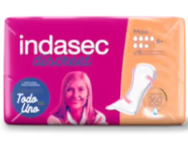 Indasec Maxi hasta 850 ml.
