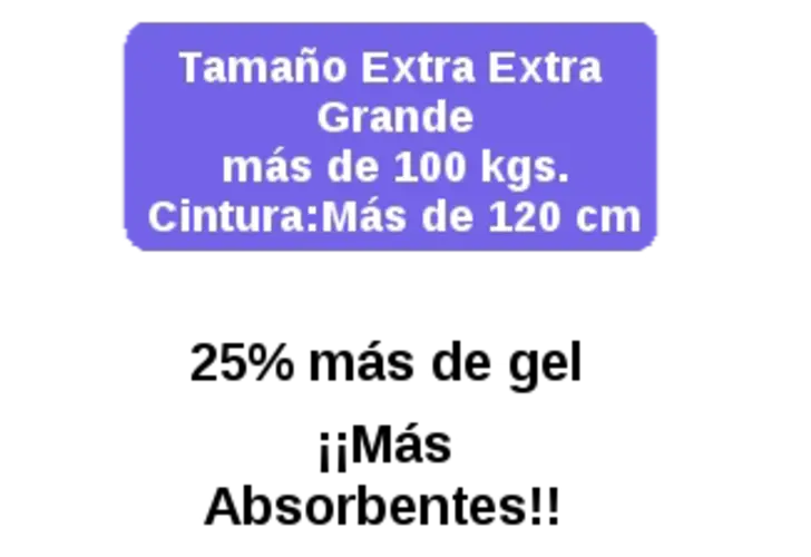 Nonisec Clásico Extra Extra Grande