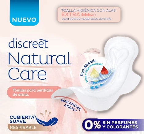 Tena Apósito Discreet Natural Care