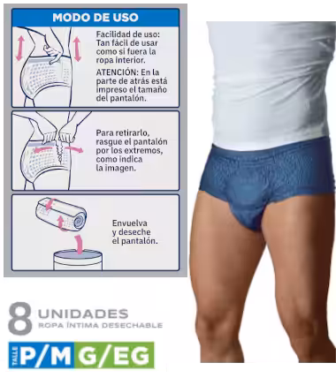 Tabla comparativa de ropa interior Plenitud